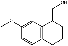 1-Naphthalenemethanol, 1,2,3,4-tetrahydro-7-methoxy- Struktur