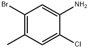 Benzenamine, 5-bromo-2-chloro-4-methyl- Struktur