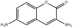 2H-1-Benzopyran-2-one, 3,6-diamino- Struktur