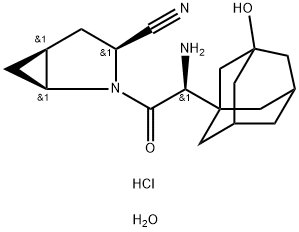 Saxagliptin Struktur