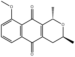 Isoeleutherin Struktur