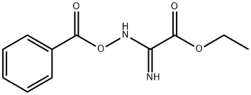 Acetic acid, 2-[(benzoyloxy)amino]-2-imino-, ethyl ester Struktur