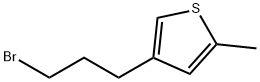 Thiophene, 4-(3-bromopropyl)-2-methyl- Struktur