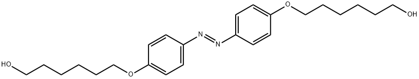 1-Hexanol, 6,6'-[(1E)-1,2-diazenediylbis(4,1-phenyleneoxy)]bis- Struktur