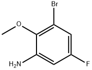 3-bromo-5-fluoro-2-methoxyaniline Struktur