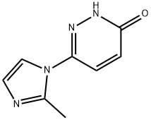 3(2H)-Pyridazinone, 6-(2-methyl-1H-imidazol-1-yl)- Struktur