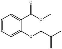 Benzoic acid, 2-[(2-methyl-2-propen-1-yl)oxy]-, methyl ester Struktur