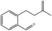 Benzaldehyde, 2-(3-methyl-3-buten-1-yl)- Struktur