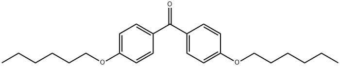 4,4'-Bis(hexyloxyphenyl)methanone Struktur