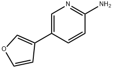 2-AMINO-5-(3-FURAN)PYRIDINE Struktur