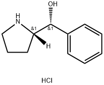 2-Pyrrolidinemethanol, α-phenyl-, hydrochloride, [R-(R*,S*)]- (9CI) Struktur