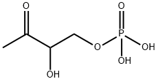 2-Butanone, 3-hydroxy-4-(phosphonooxy)- Struktur