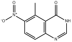 4(3H)-Quinazolinone, 5-methyl-6-nitro- Struktur