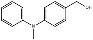 Benzenemethanol, 4-(methylphenylamino)- Struktur