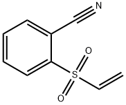 2-(ethenesulfonyl)benzonitrile Struktur