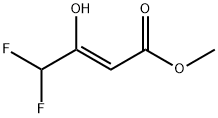 2-Butenoic acid, 4,4-difluoro-3-hydroxy-, methyl ester, (Z)- (9CI) Struktur