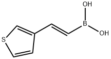 Boronic acid, B-[(1E)-2-(3-thienyl)ethenyl]- Struktur