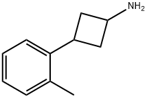 Cyclobutanamine, 3-(2-methylphenyl)- Struktur