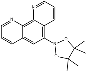 1,10-Phenanthroline, 5-(4,4,5,5-tetramethyl-1,3,2-dioxaborolan-2-yl)- Struktur