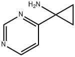 1-(Pyrimidin-4-yl)cyclopropanamine Struktur