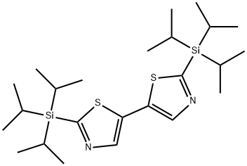 2,2'-Bis(triisopropylsilyl)-5,5'-bithiazole Struktur