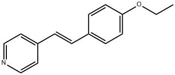 Pyridine, 4-[(1E)-2-(4-ethoxyphenyl)ethenyl]- Struktur