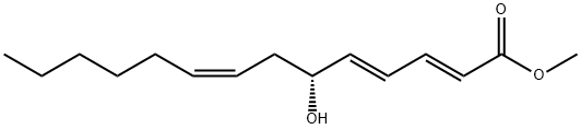 2,4,8-Tetradecatrienoic acid, 6-hydroxy-, methyl ester, [R-(E,E,Z)]- (9CI) Struktur