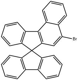 5-bromo-spiro[fluorene-7,9'-benzofluorene] Struktur