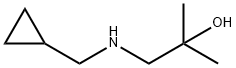 1-[(cyclopropylmethyl)amino]-2-methylpropan-2-ol Struktur