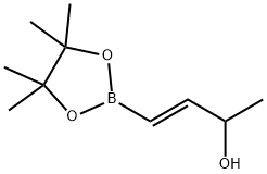 (E)-4-(4,4,5,5-Tetramethyl-1,3,2-dioxaborolan-2-yl)but-3-en-2-ol Struktur