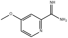 2-Pyridinecarboximidamide, 4-methoxy- Struktur