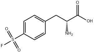 D-Phenylalanine, 4-(fluorosulfonyl)- Struktur