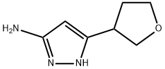 3-(Oxolan-3-yl)-1H-pyrazol-5-amine Structure