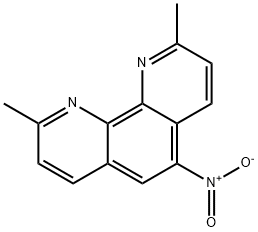 1,10-Phenanthroline, 2,9-dimethyl-5-nitro- Struktur