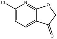 6-chlorofuro[2,3-b]pyridin-3(2H)-one Struktur