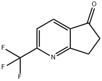 2-Trifluoromethyl-6,7-dihydro-[1]pyrindin-5-one Structure