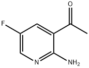 Ethanone, 1-(2-amino-5-fluoro-3-pyridinyl)- Struktur