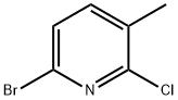 6-bromo-2-chloro-3-methylpyridine Struktur