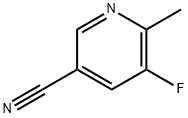 3-Pyridinecarbonitrile, 5-fluoro-6-methyl- Struktur