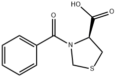 N-Bz-S-4-Thiazolidinecarboxylic acid Struktur