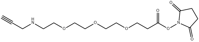 Propargyl-NH-PEG3-C2-NHS ester|