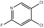 Pyridine, 4,5-dichloro-2-fluoro- Struktur