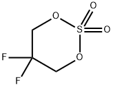 1,3,2-Dioxathiane, 5,5-difluoro-, 2,2-dioxide Struktur