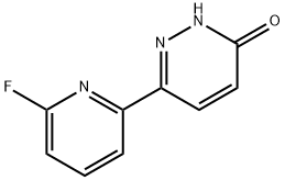 3-Hydroxy-6-(6-fluoropyridyl-2-yl)pyridazine Struktur