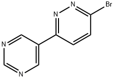 3-Bromo-6-(pyrimidyl-5-yl)pyridazine Struktur