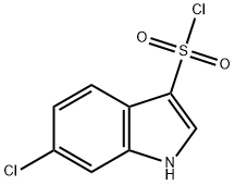 1H-Indole-3-sulfonyl chloride, 6-chloro- Struktur