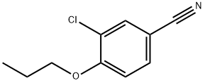 Benzonitrile, 3-chloro-4-propoxy- Struktur