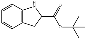 1H-Indole-2-carboxylic acid, 2,3-dihydro-, 1,1-dimethylethyl ester Struktur