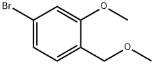 4-Bromo-2-methoxy-1-(methoxymethyl)benzene Struktur