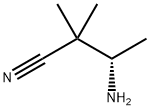 (3s)-3-Amino-2,2-dimethylbutanenitrile Struktur